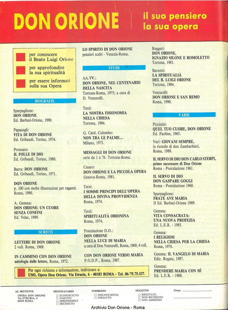 Don Orione oggi, 1991, 06, pagina 32