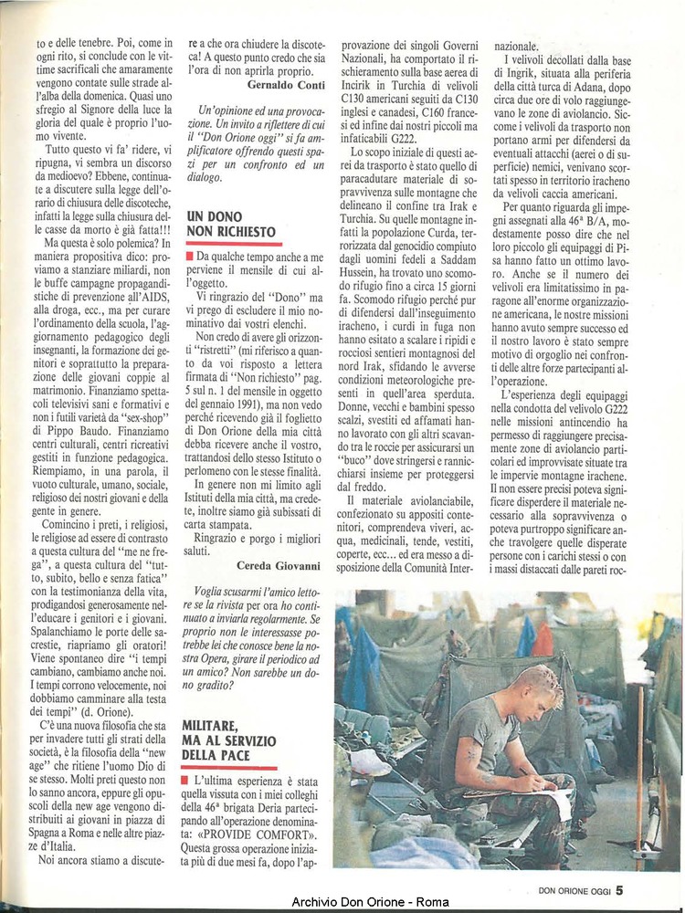Don Orione oggi, 1991, 07, pagina 5