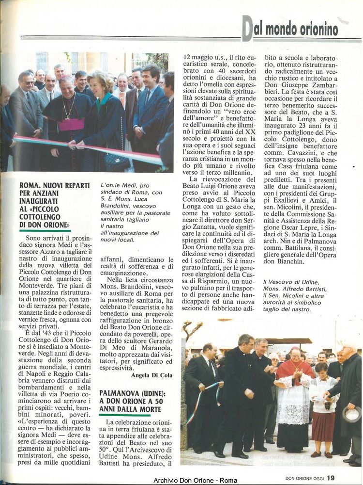 Don Orione oggi, 1991, 07, pagina 19