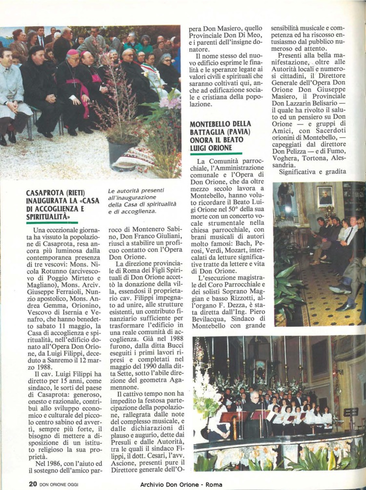 Don Orione oggi, 1991, 07, pagina 20