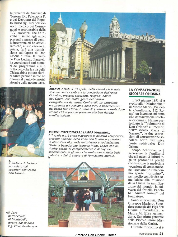 Don Orione oggi, 1991, 07, pagina 21
