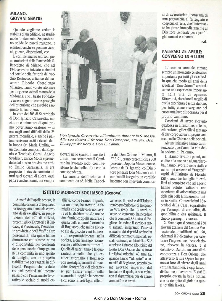 Don Orione oggi, 1991, 07, pagina 29