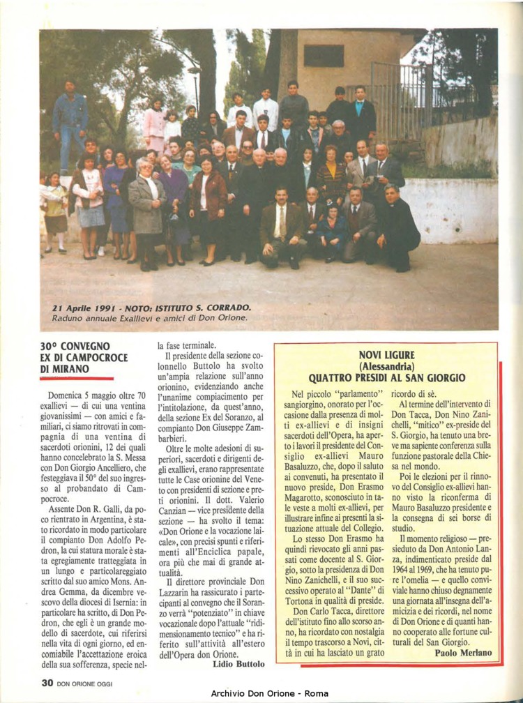 Don Orione oggi, 1991, 07, pagina 30
