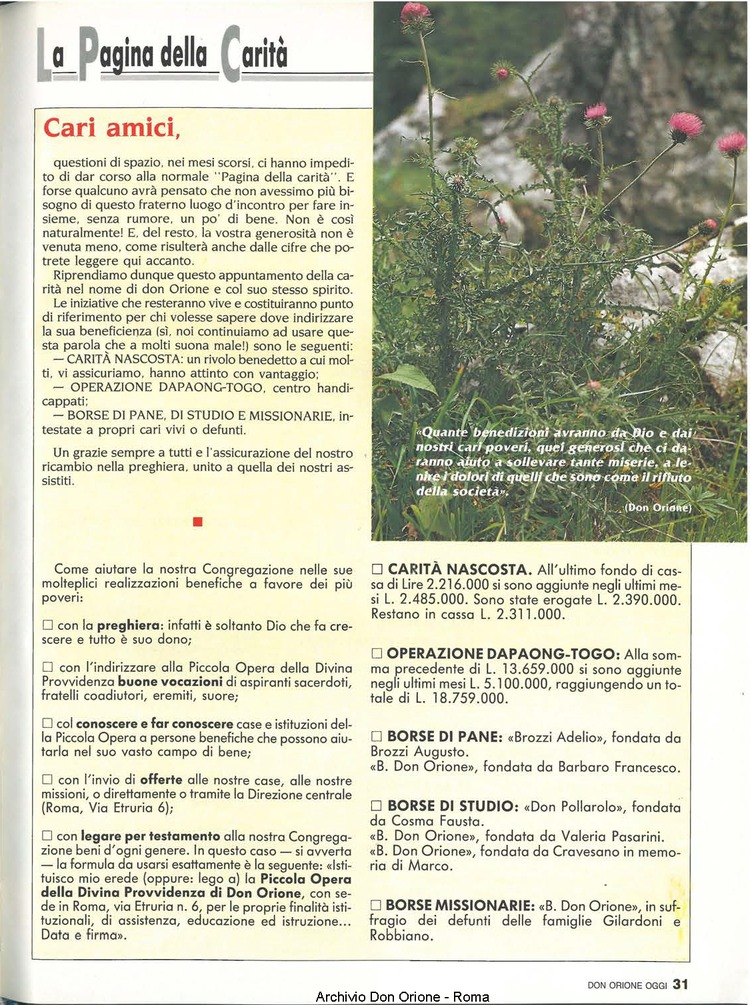 Don Orione oggi, 1991, 07, pagina 31