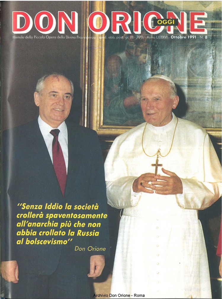Don Orione oggi, 1991, 08, pagina 1