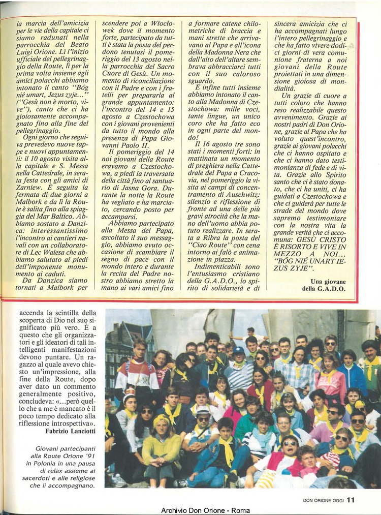 Don Orione oggi, 1991, 08, pagina 11