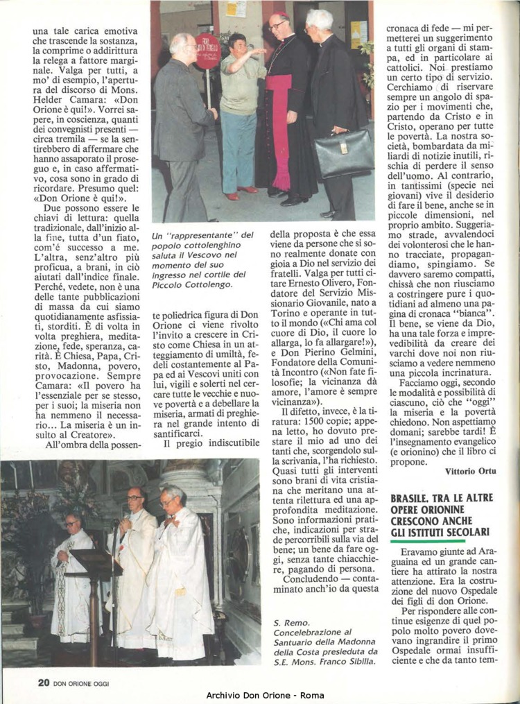 Don Orione oggi, 1991, 08, pagina 20