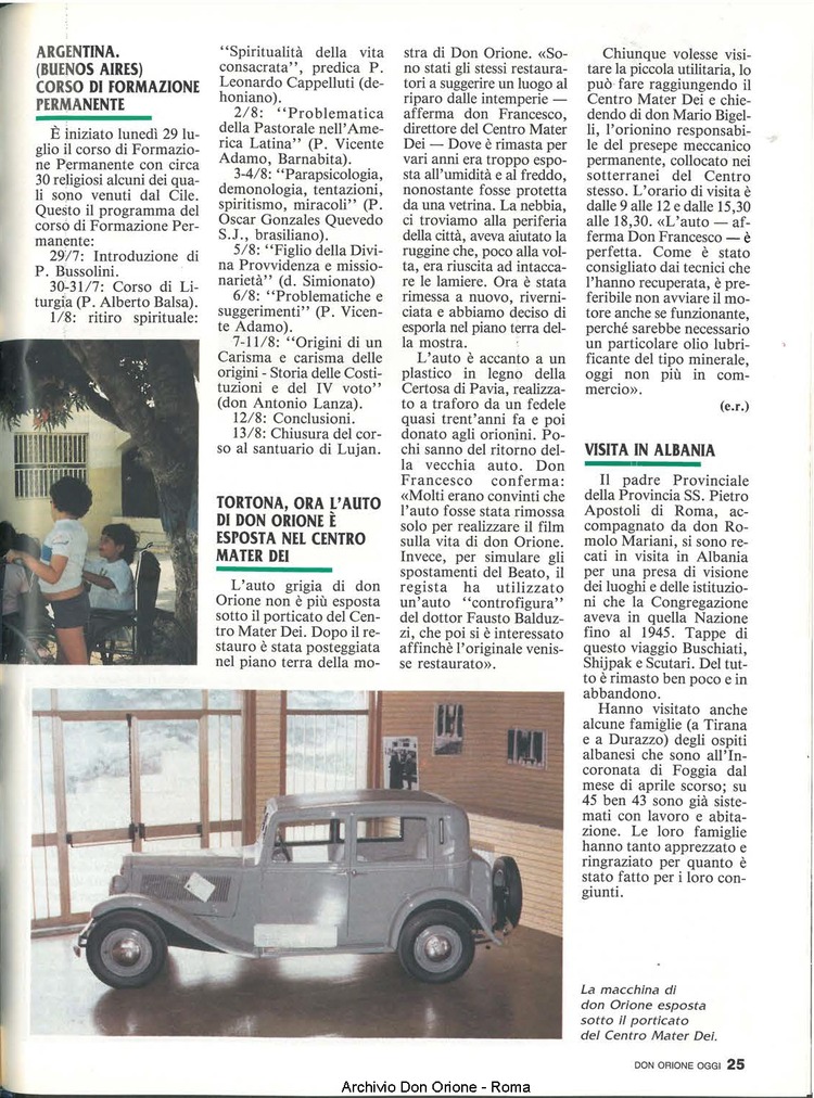 Don Orione oggi, 1991, 08, pagina 25