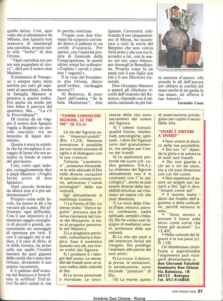 Don Orione oggi, 1991, 08, pagina 27