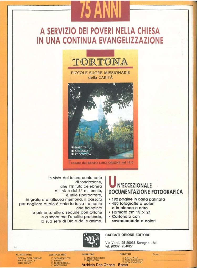 Don Orione oggi, 1991, 08, pagina 32