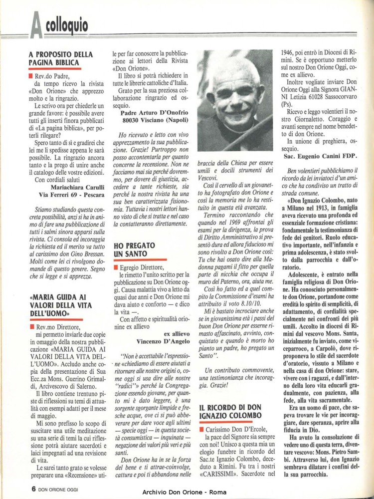 Don Orione oggi, 1991, 09, pagina 6