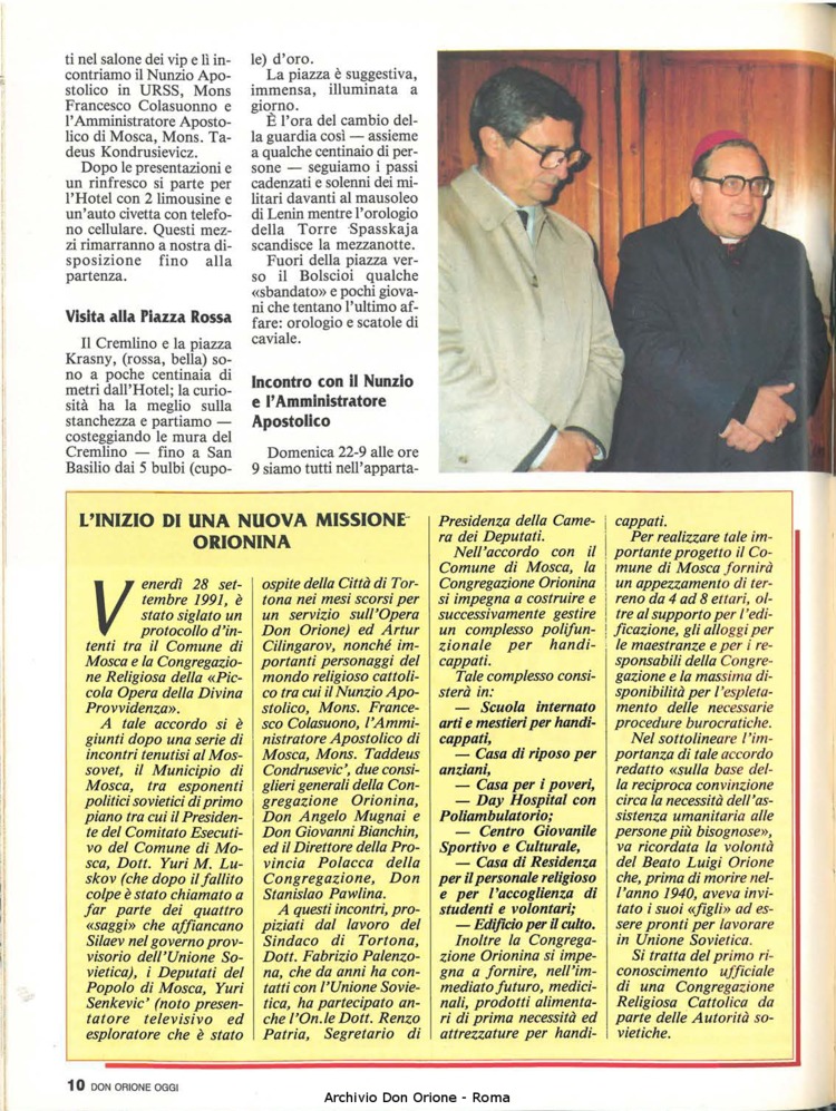 Don Orione oggi, 1991, 09, pagina 10