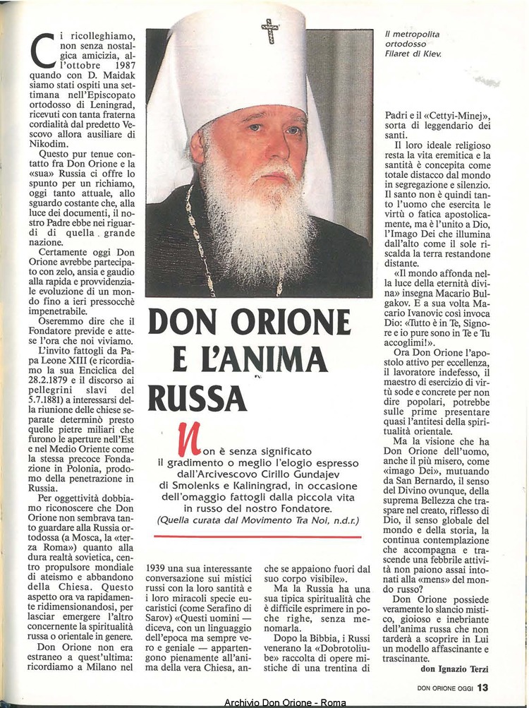 Don Orione oggi, 1991, 09, pagina 13