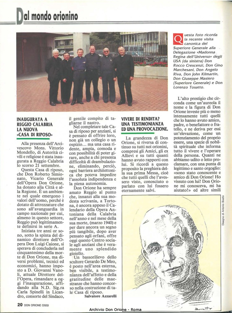 Don Orione oggi, 1991, 09, pagina 20