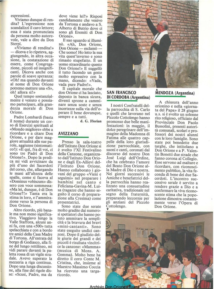 Don Orione oggi, 1991, 09, pagina 21