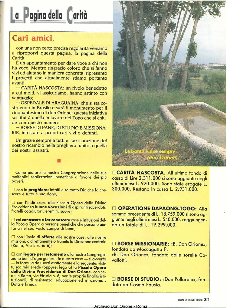 Don Orione oggi, 1991, 09, pagina 31