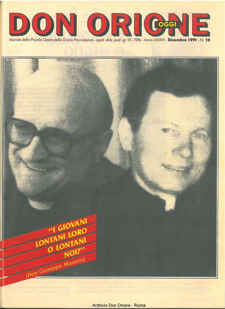 Don Orione oggi, 1991, 10, pagina 1