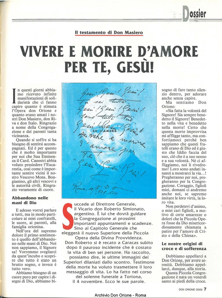 Don Orione oggi, 1991, 10, pagina 7