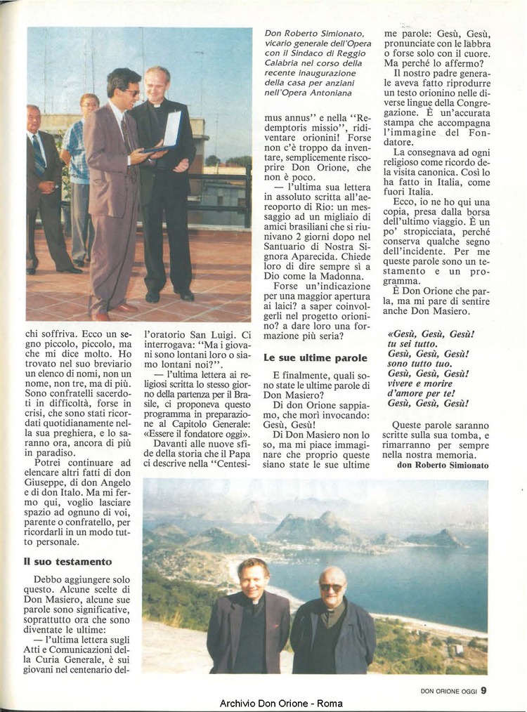 Don Orione oggi, 1991, 10, pagina 9