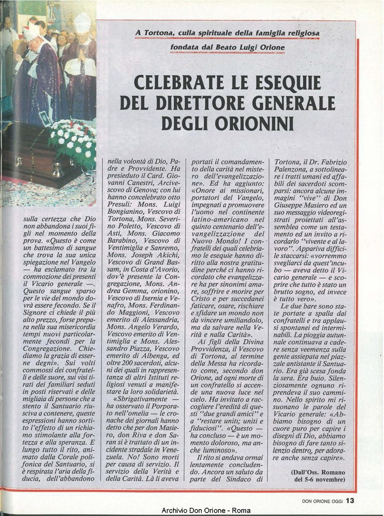 Don Orione oggi, 1991, 10, pagina 13