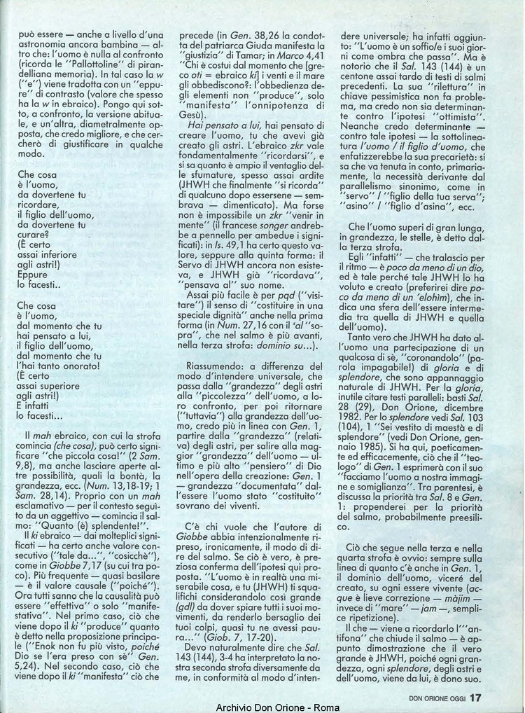 Don Orione oggi, 1991, 10, pagina 17