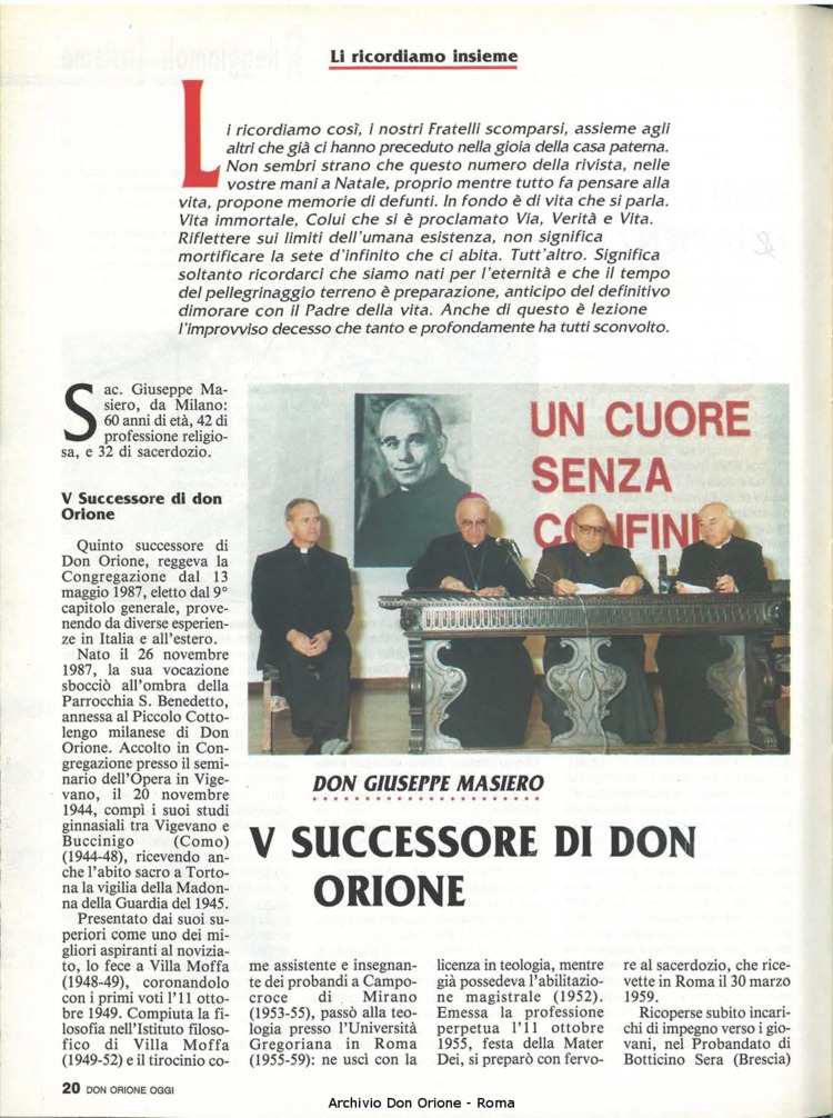Don Orione oggi, 1991, 10, pagina 20