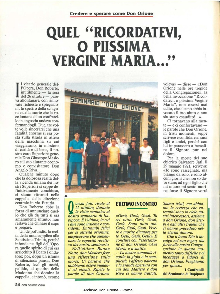 Don Orione oggi, 1991, 10, pagina 24