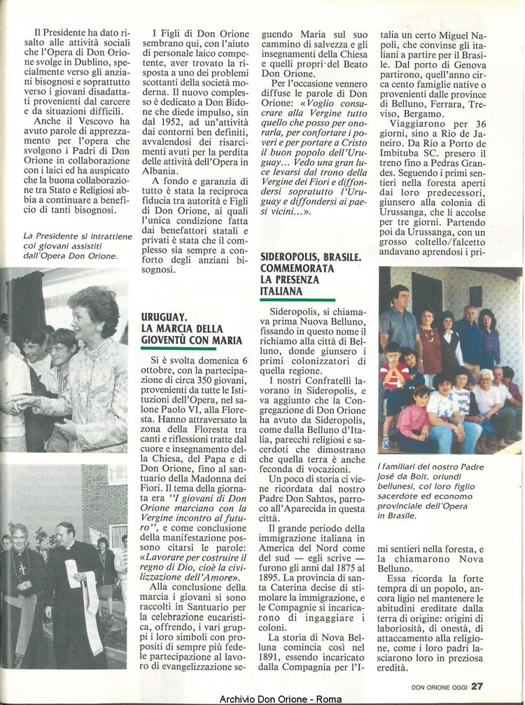 Don Orione oggi, 1991, 10, pagina 27