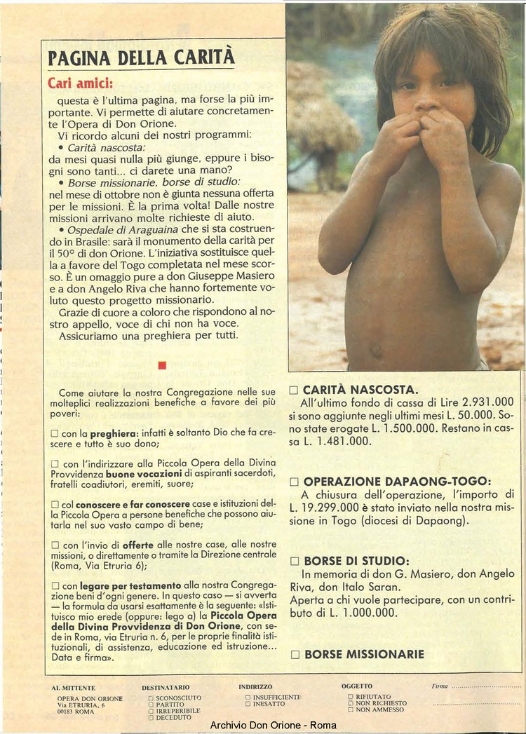 Don Orione oggi, 1991, 10, pagina 32
