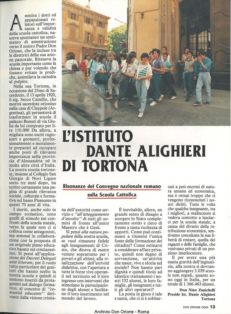 Don Orione oggi, 1992, 01, pagina 13