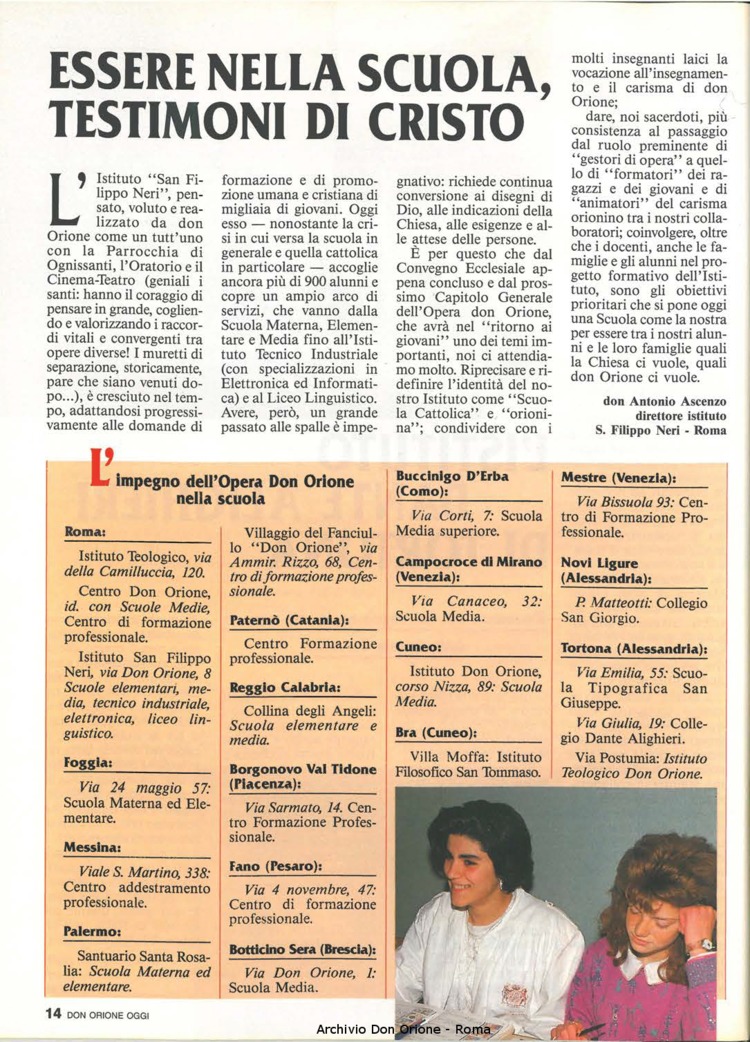 Don Orione oggi, 1992, 01, pagina 14