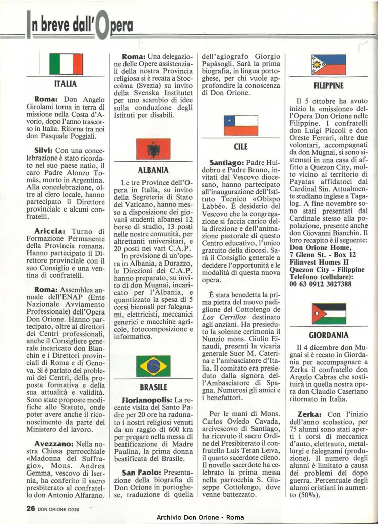 Don Orione oggi, 1992, 01, pagina 26