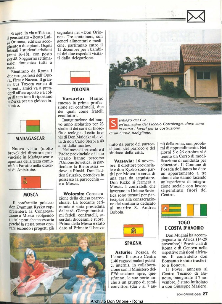 Don Orione oggi, 1992, 01, pagina 27
