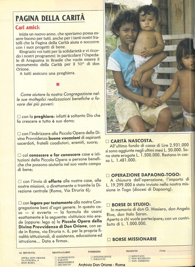 Don Orione oggi, 1992, 01, pagina 32