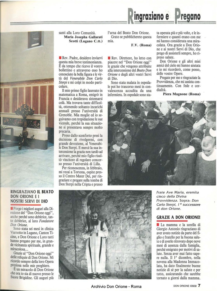 Don Orione oggi, 1992, 03, pagina 7
