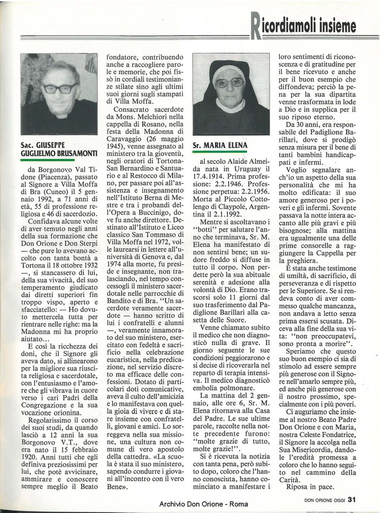 Don Orione oggi, 1992, 03, pagina 35