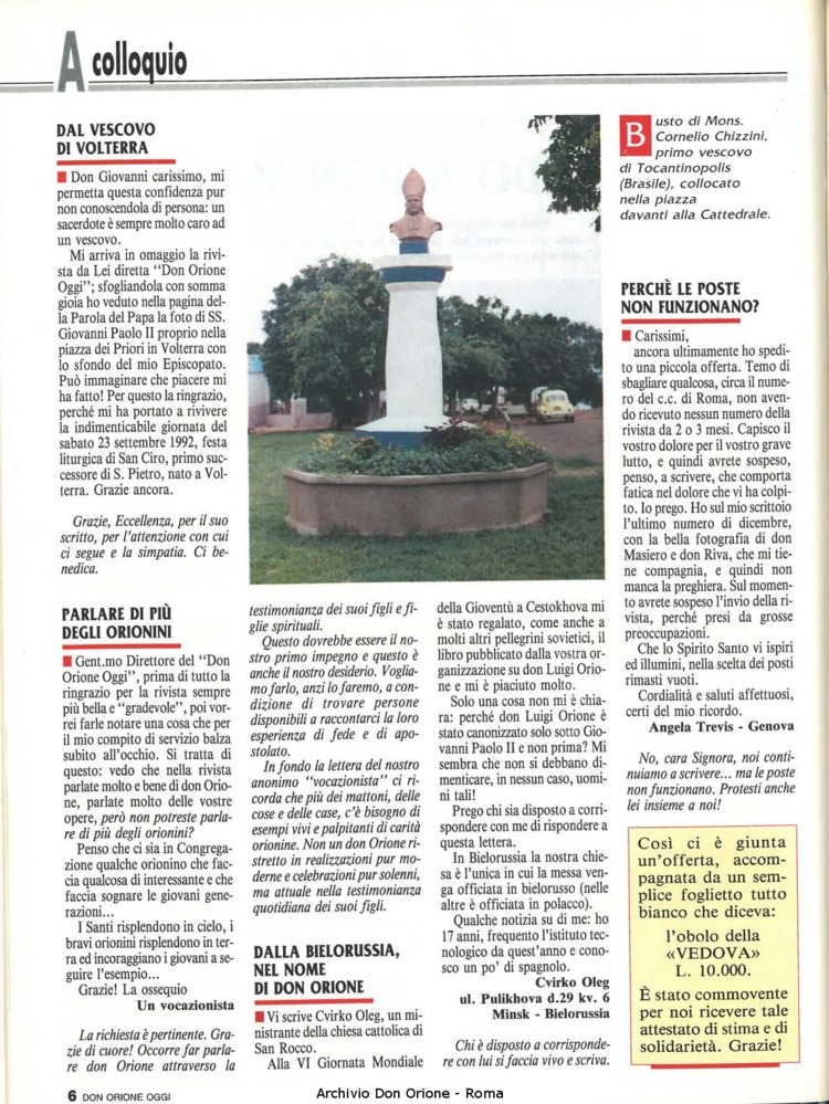 Don Orione oggi, 1992, 04, pagina 6