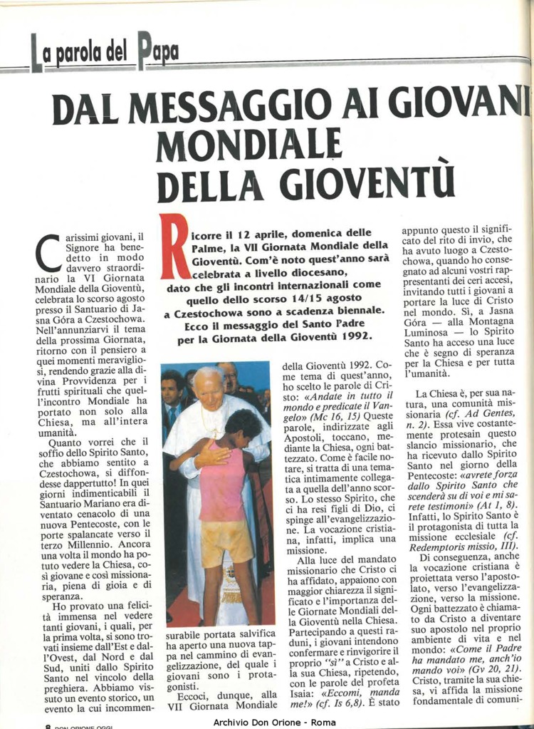 Don Orione oggi, 1992, 04, pagina 8