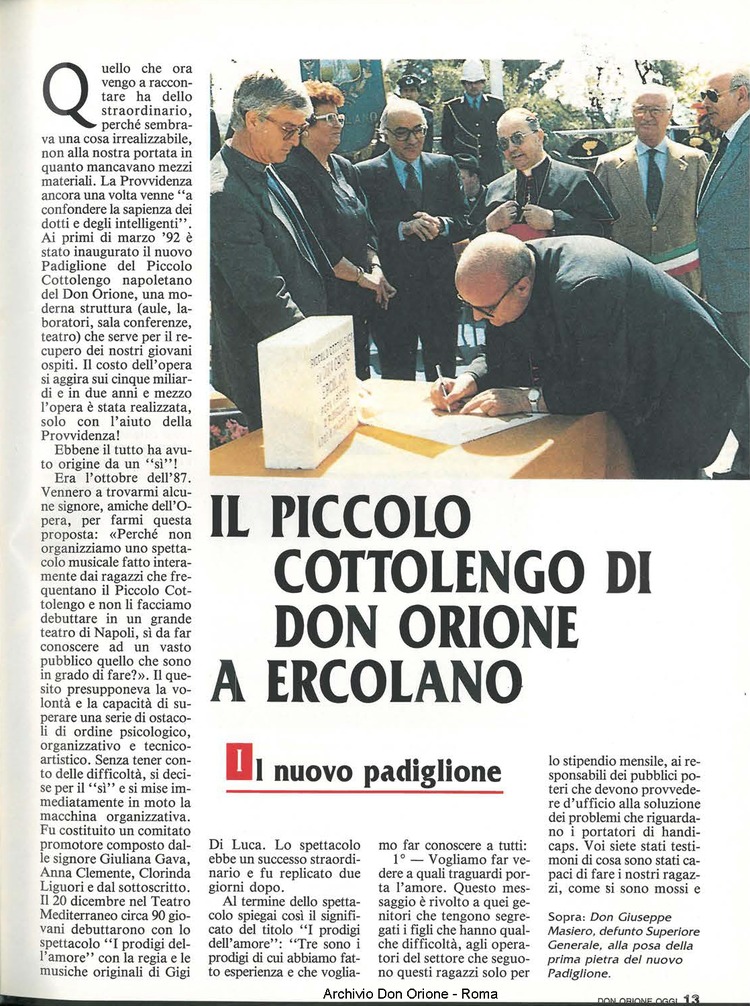 Don Orione oggi, 1992, 04, pagina 13