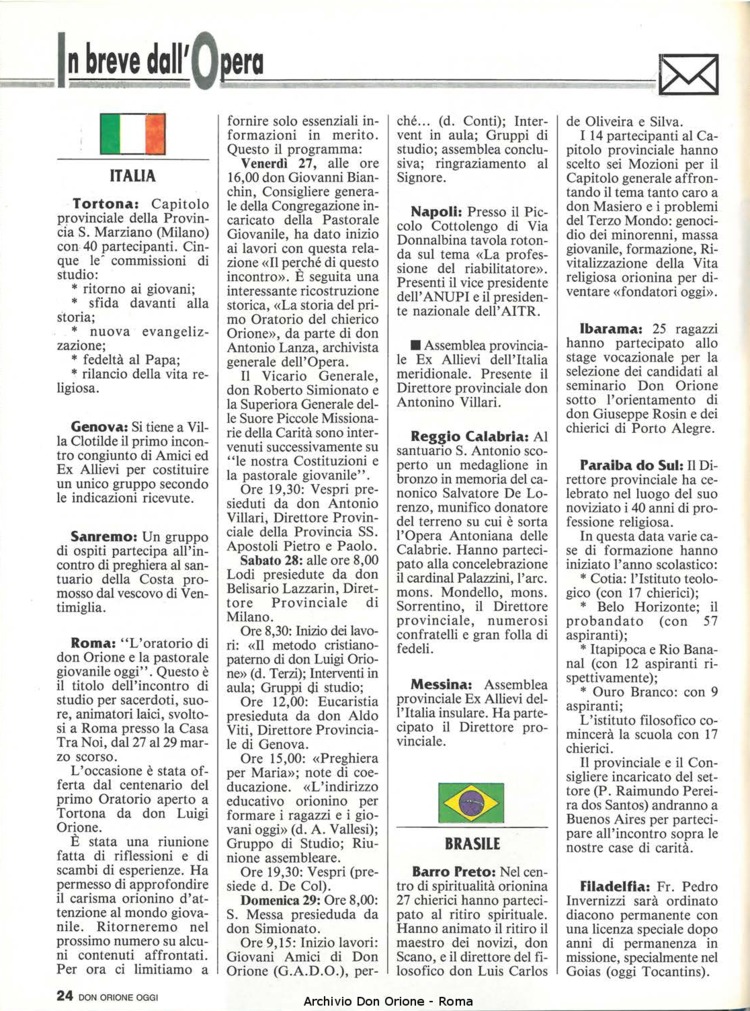 Don Orione oggi, 1992, 04, pagina 24