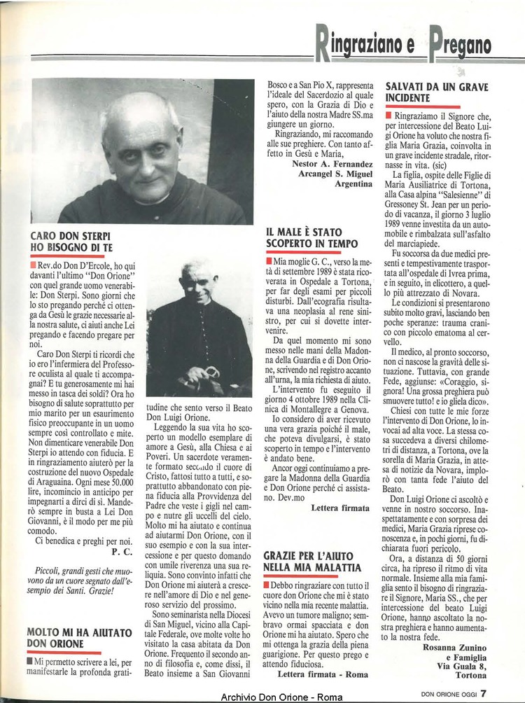 Don Orione oggi, 1992, 05, pagina 7