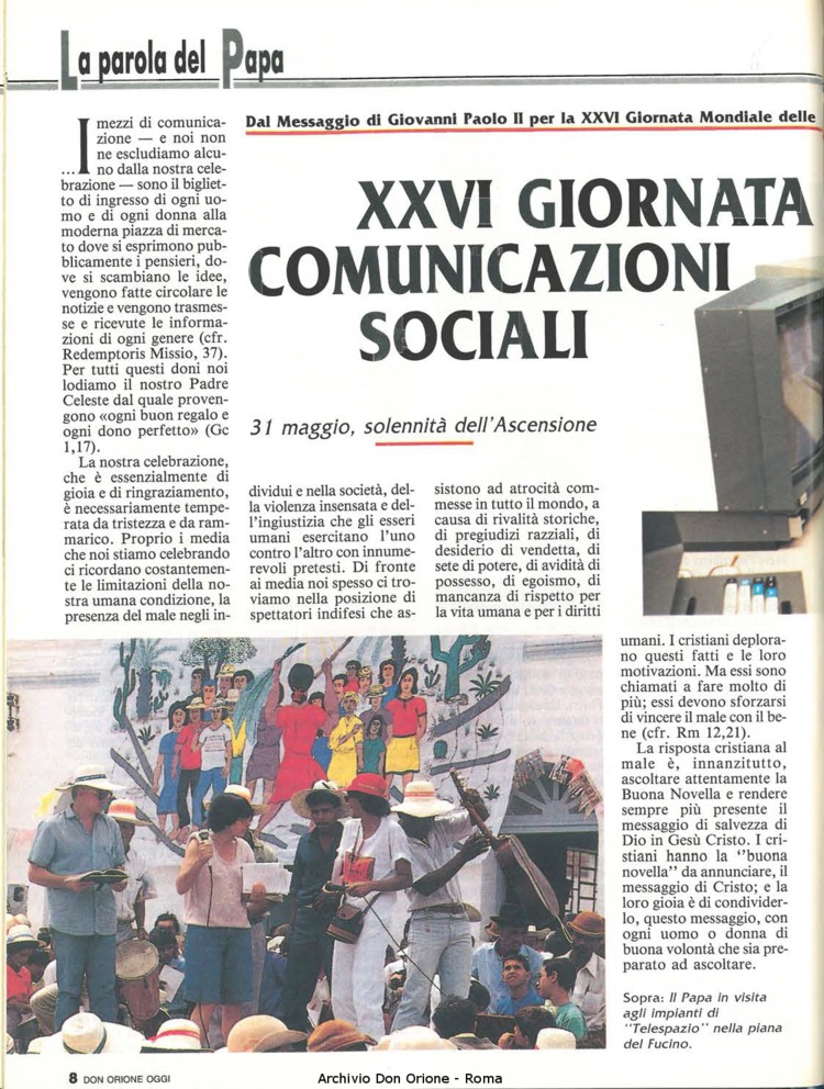 Don Orione oggi, 1992, 05, pagina 8