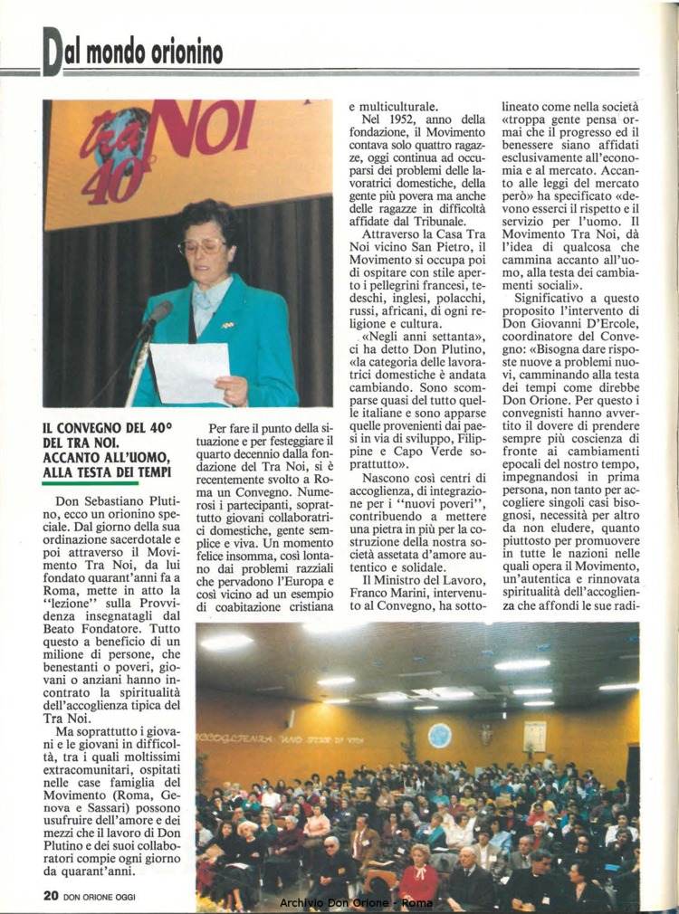 Don Orione oggi, 1992, 05, pagina 20