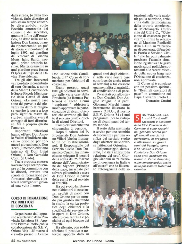 Don Orione oggi, 1992, 05, pagina 22