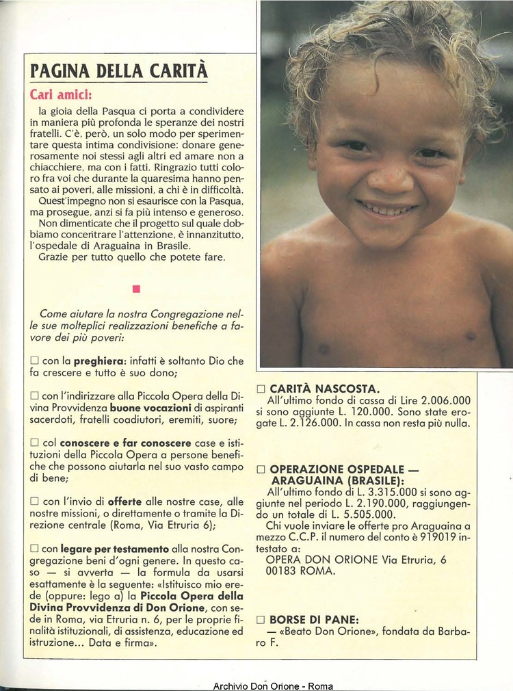 Don Orione oggi, 1992, 05, pagina 31