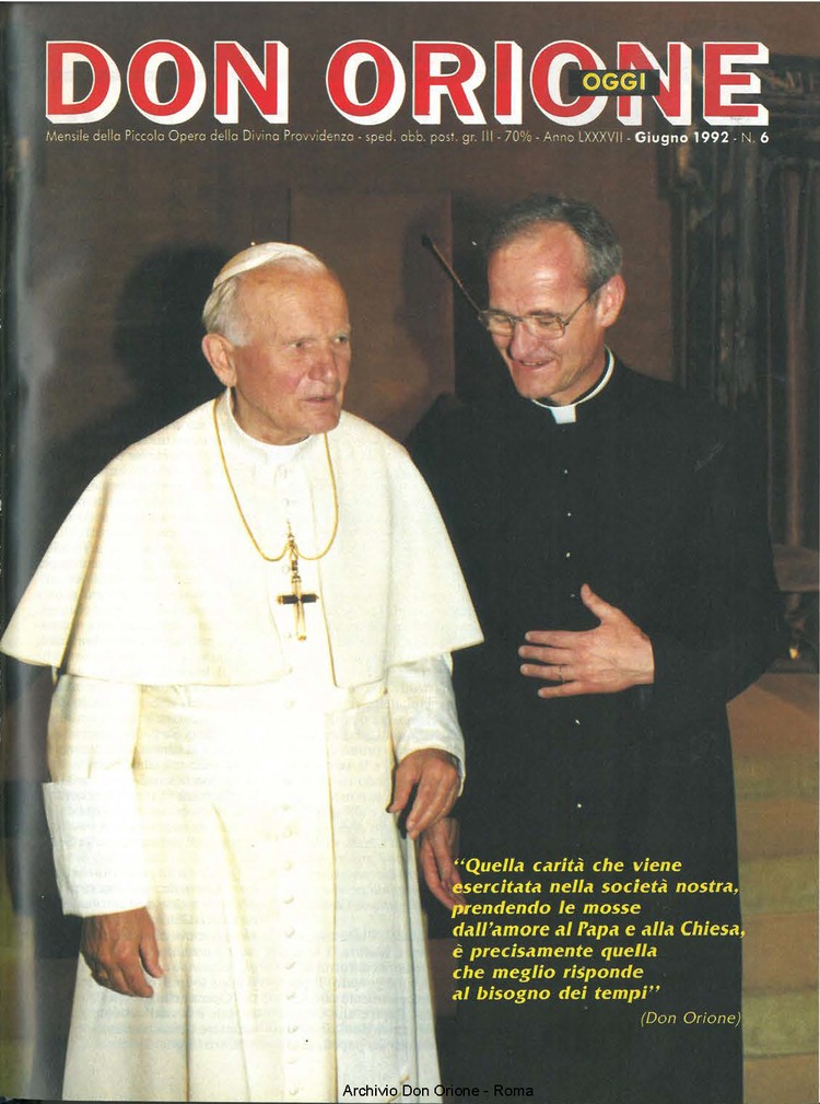 Don Orione oggi, 1992, 06, pagina 1
