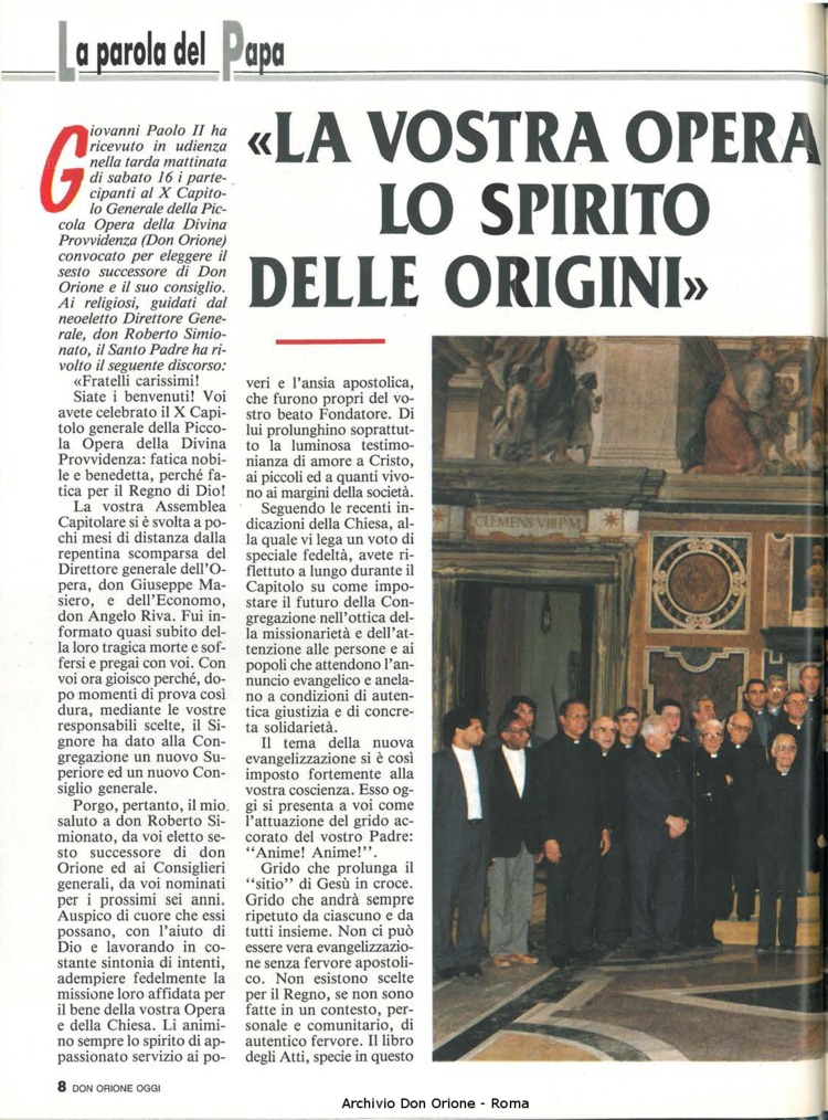 Don Orione oggi, 1992, 06, pagina 8