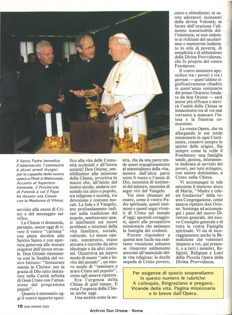 Don Orione oggi, 1992, 06, pagina 10