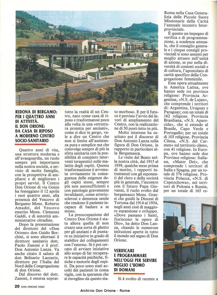 Don Orione oggi, 1992, 06, pagina 20