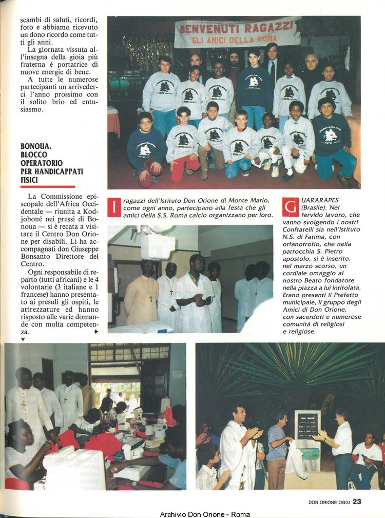 Don Orione oggi, 1992, 06, pagina 23